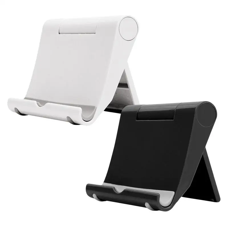 plastic flexibele opvouwbare mobiele telefoon tablet bureau standaard houder smartphone mobiele telefoon beugel voor mobiele telefoon standaard