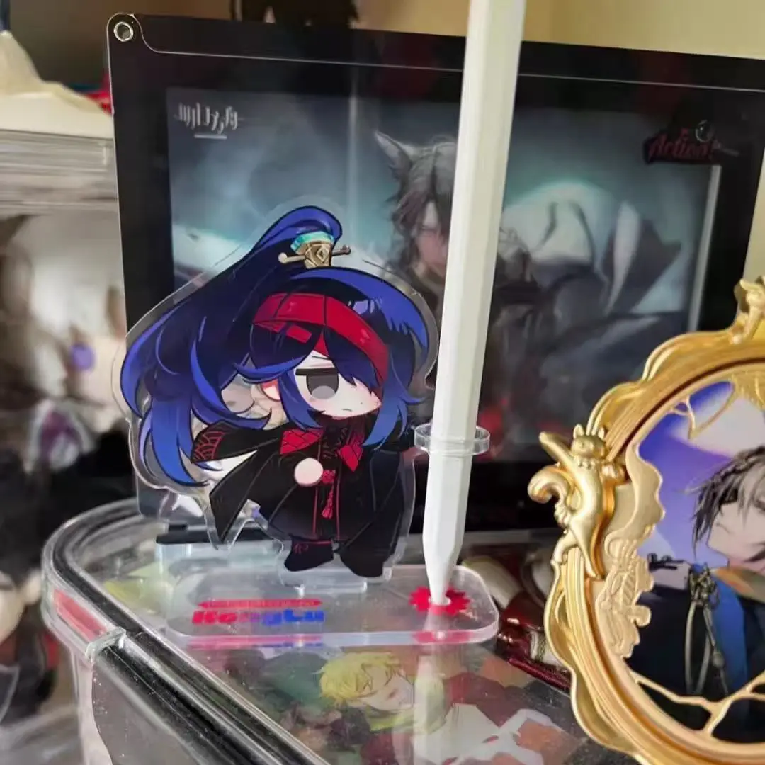 Game Limbus Company Hong Lu Cosplay Figure Acrylic Stand Plate Pen Holder Desktop Decoration Collect Accessories Prop Gifts