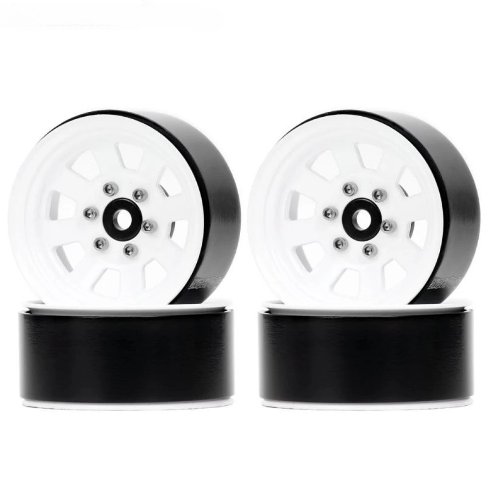 4 قطعة 1.9 بوصة 8-تكلم عجلات معدنية محور ل 1/10 RC الزاحف سيارة Traxxas TRX4 المدافع SCX10 RC4WD D90 رانجلر ترقية أجزاء