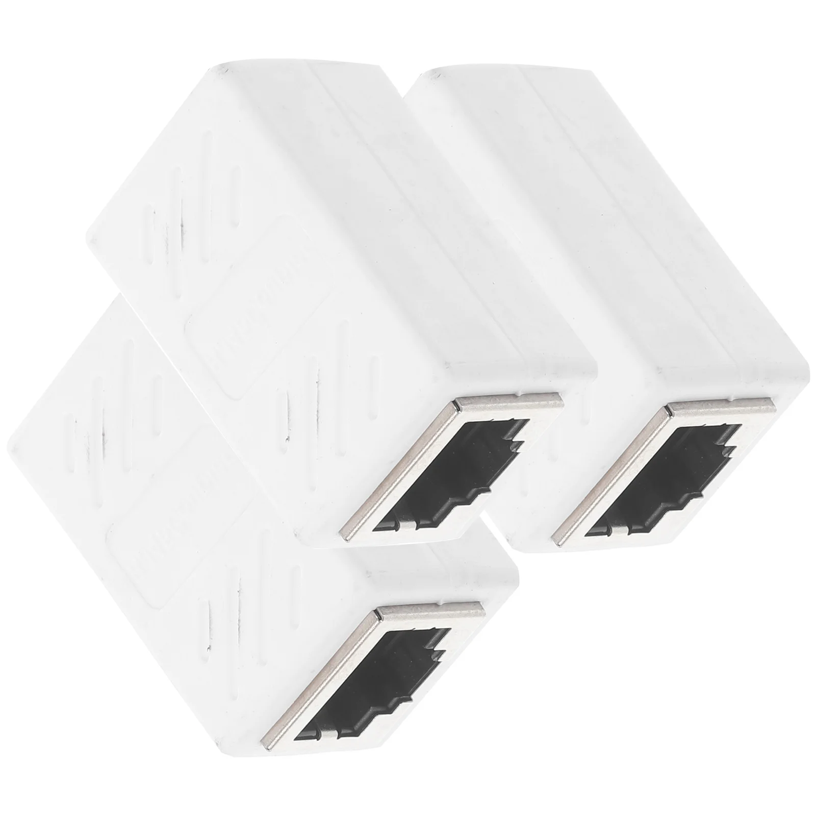 

3Pcs Rj45 Connectors Ethernet Adapter Female to Female Coupler Reliable High Speed for Streaming Rj45 Connectors