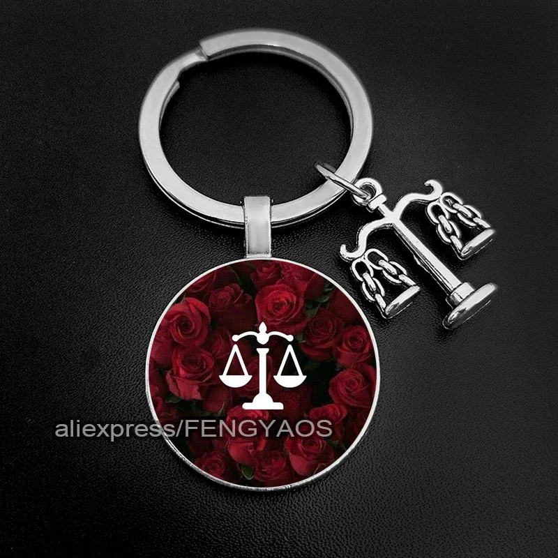 2023 Lawyer Keychain Accessories Justice Scale Keychains for Judge Justice Hammer Key Hloder Gift for Law Student