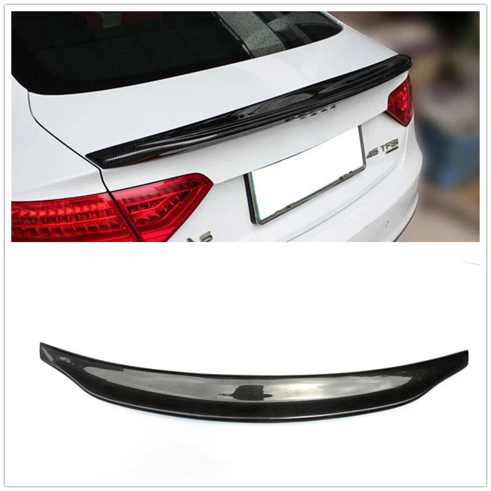 

Cat Style Rear Spoiler Wing For Audi S5 RS5 2Door Coupe 2009-2016 Highkick Carbon Fiber Car Tailgate Trunk Lid Trim Splitter Lip