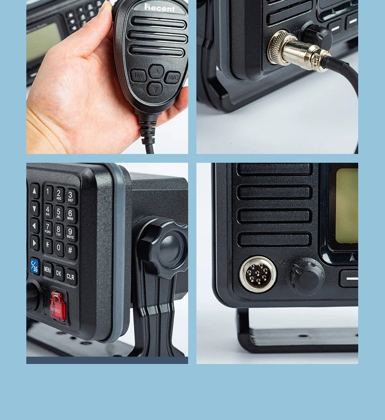 Class A DSC VHF Handheld Car & Marine Transceiver RS-510MG 25W IPX7 Waterproof Two Way Radio With GPS 30-40km Range