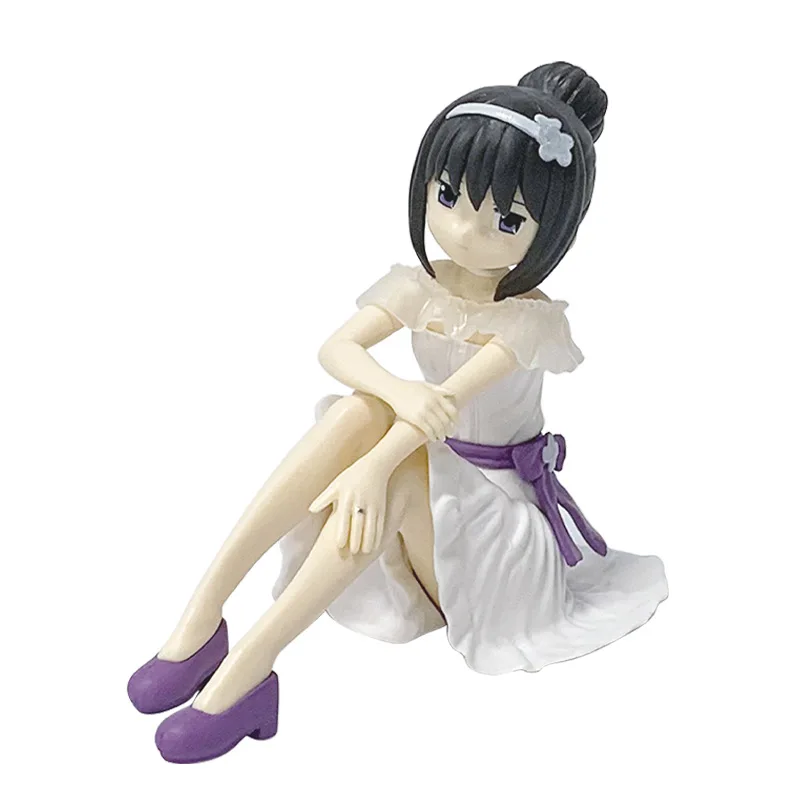 10CM Puella Magi Madoka Magica Kaname Madoka Akemi Homura Anime figurines d'action faites à la main étui de bureau décoration ornement cadeau