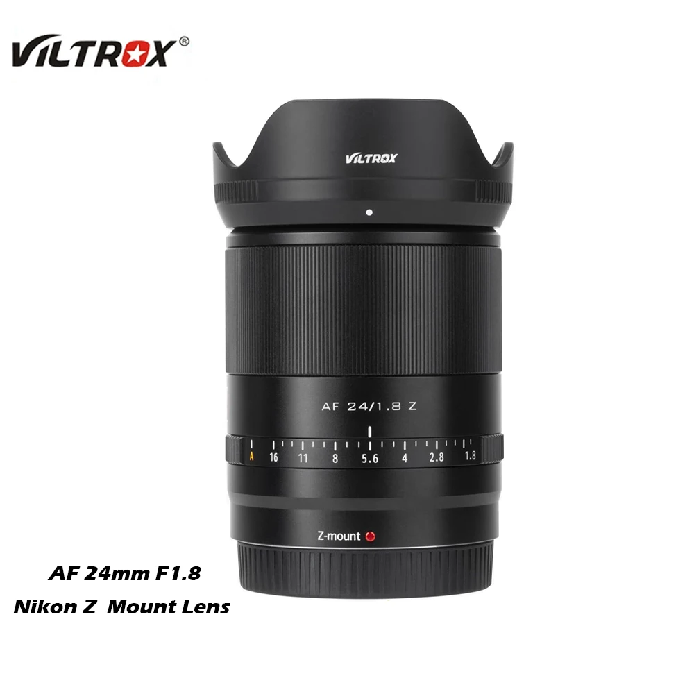 

Viltrox 24mm F1.8 Z Cameras lens Auto Focus Full Frame Lens Wide Angle Prime AF Lens for Nikon Z Mount Z5 Z6 Z7 ZFC Z30 Z9