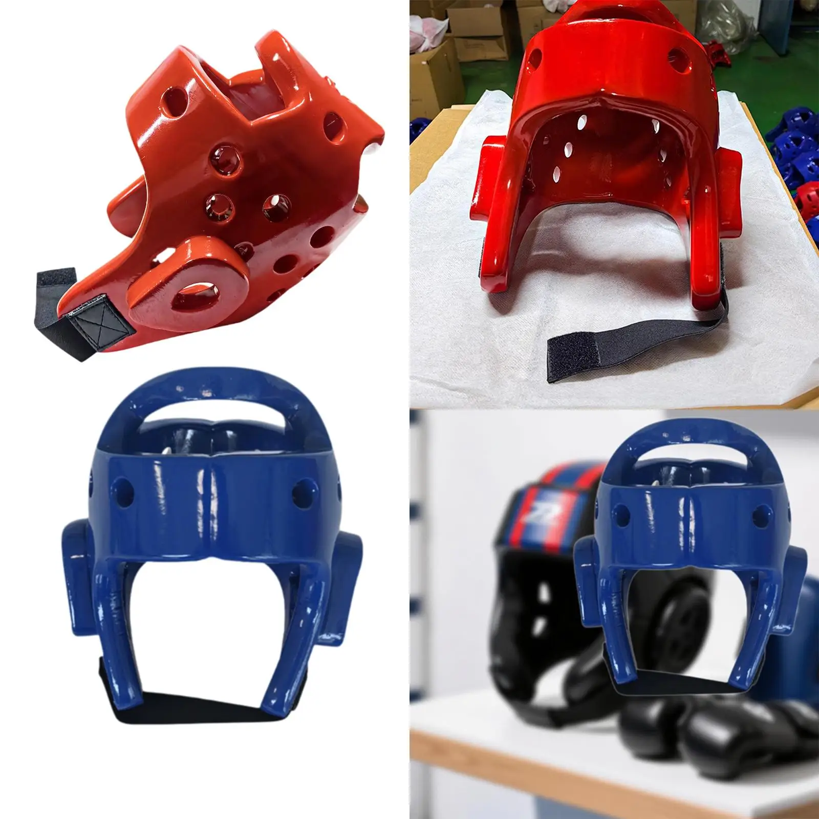 

Регулируемый боксерский шлем из материала NBR, полнолицевая защита, снаряжение для спаррингов по каратэ, тхэквондо, ММА