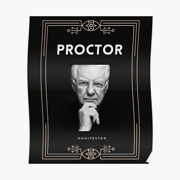 Bob Proctor Manifestor  Poster Art Wall Picture Print Room Painting Decoration Vintage Home Mural Funny Modern Decor No Frame