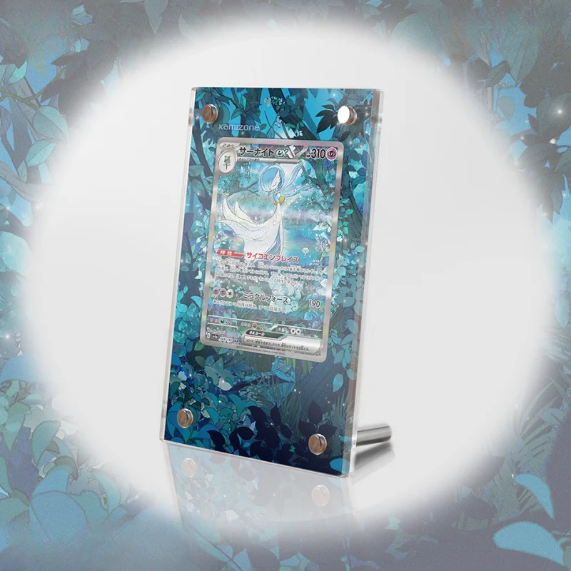 Pokemon PTCG Card Brick Gardevoir EX Extended Picture Acrylic DIY Anime Game Protective Case Gift Self Made Does No Include Card