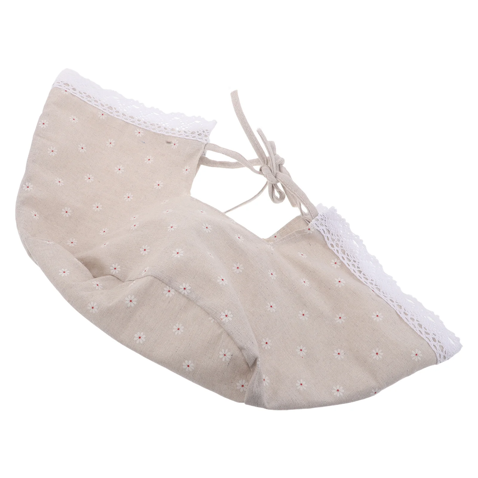 

Basket Liner Replacement Lace Trim Insert Cloth Cover for Wicker Rattan Basket Picnic Storage Container Farmhouse Decorative