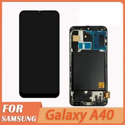 For Samsung Galaxy A40 A405F LCD Display Touch Screen Digitizer Assembly With Frame A40 Screen Replacement Parts 100% Tested