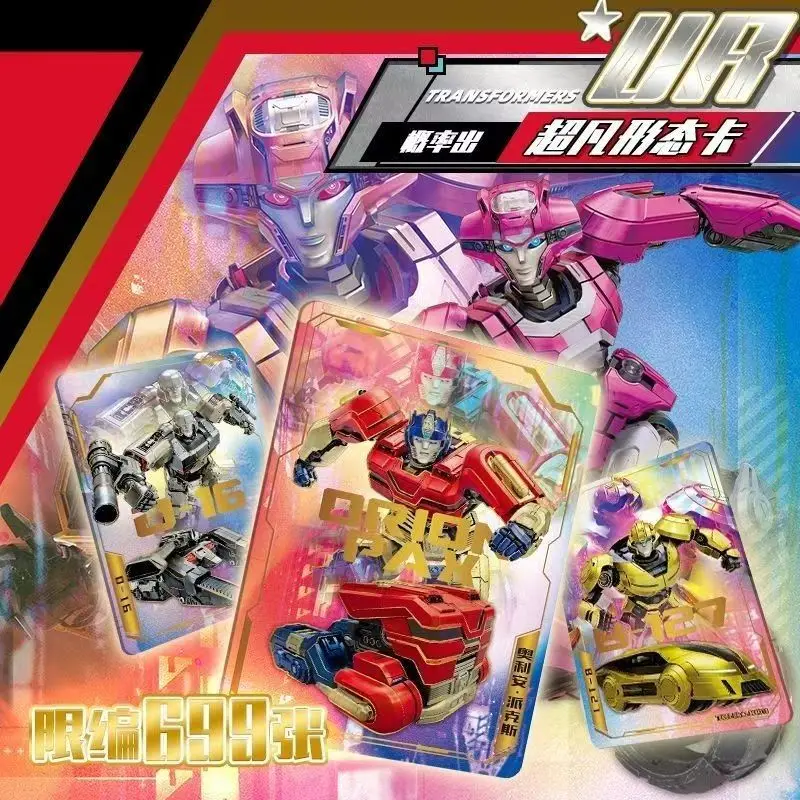 KAYOU Asli Transformers Origin Series Film Anime Periferal Koleksi Ulang Tahun Anak-anak Mainan Hadiah Kartu Kotak Asli