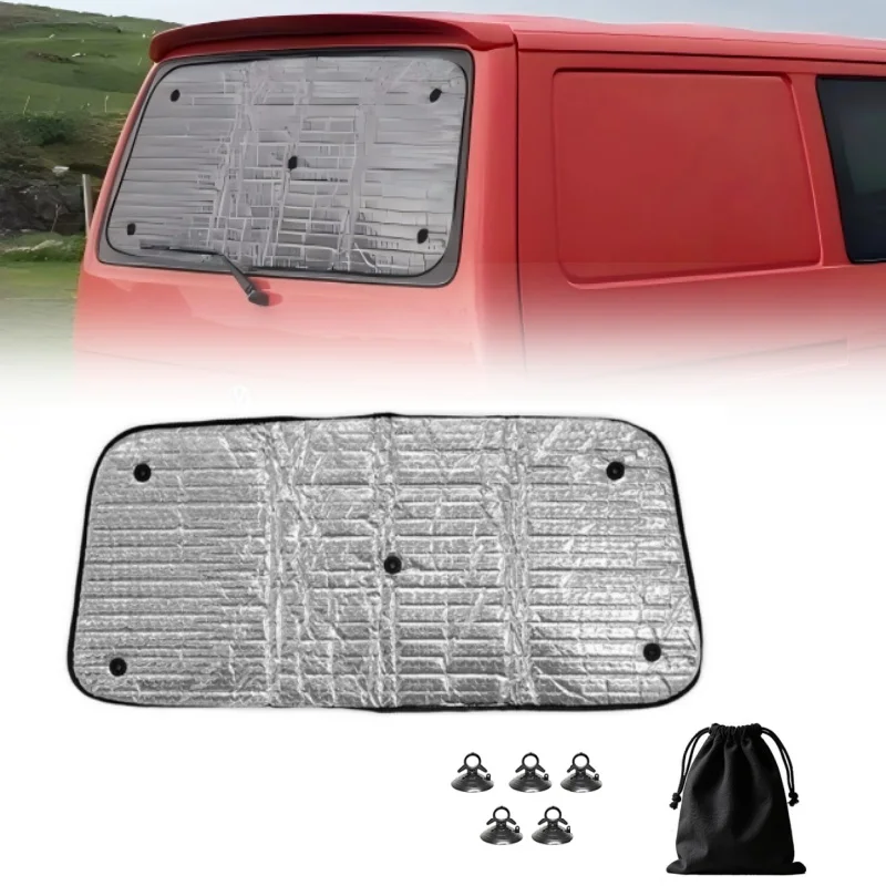 1 Set Insulated Rear Door Tailgate Window Cover Sun Shade Privacy Protector For Volkswagen T4 Transporter