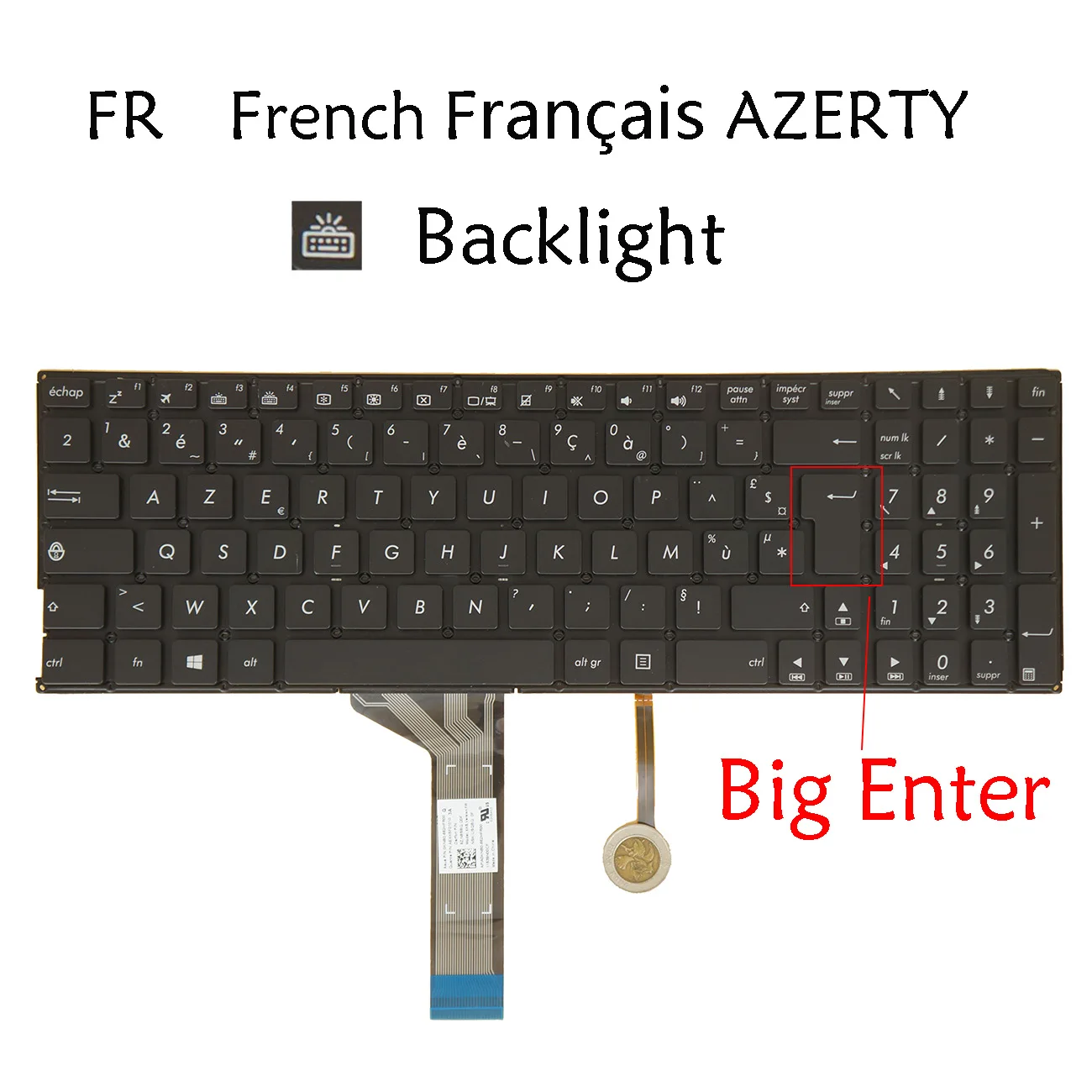 French Azerty Keybo… - image