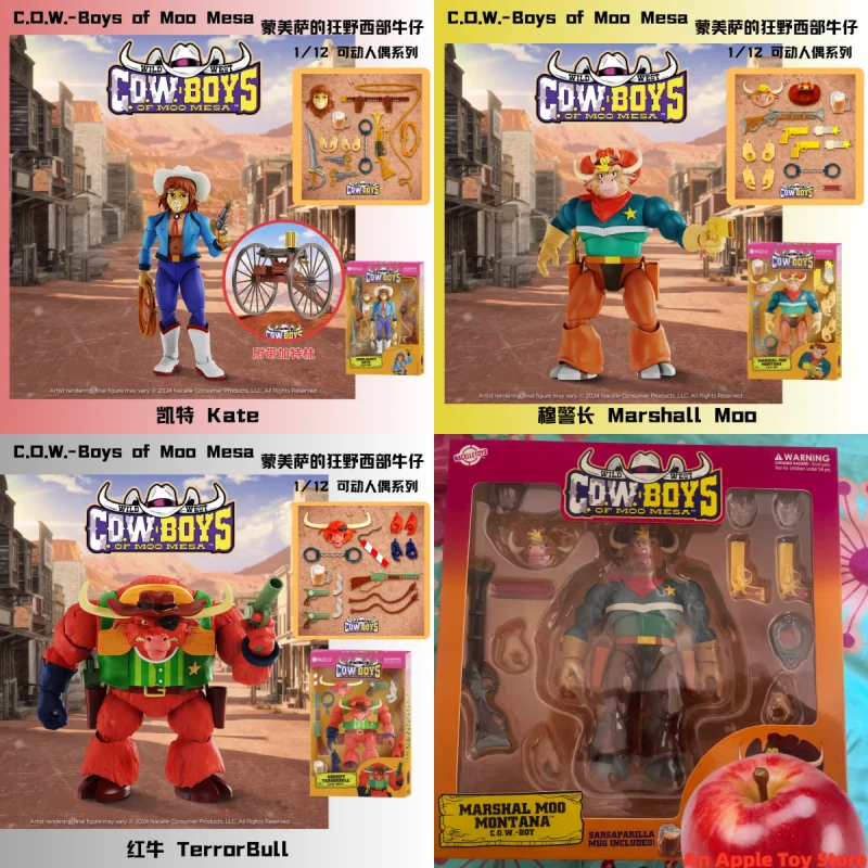 NACELLE 1/12 escala C.O.W.-Boys Of Moo Mesa 1/12 figura de acción estatua Terrobull Kate Moo juguetes