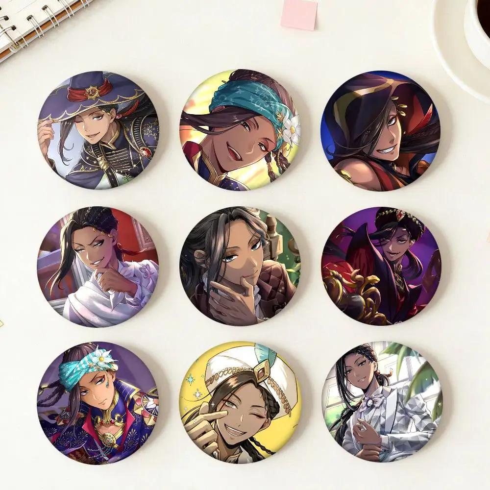 Game Anime Characters Jamil Viper Round Badges Can Be Used To Decorate Clothes And Backpack Pins