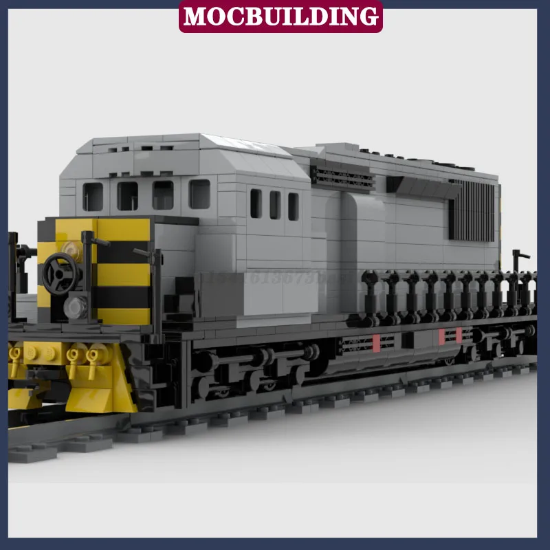 Fernbedienung Modell Zug Baustein MOC Stadt Lokomotive Gebäude Eisenbahn Junge Spielzeug Geschenke