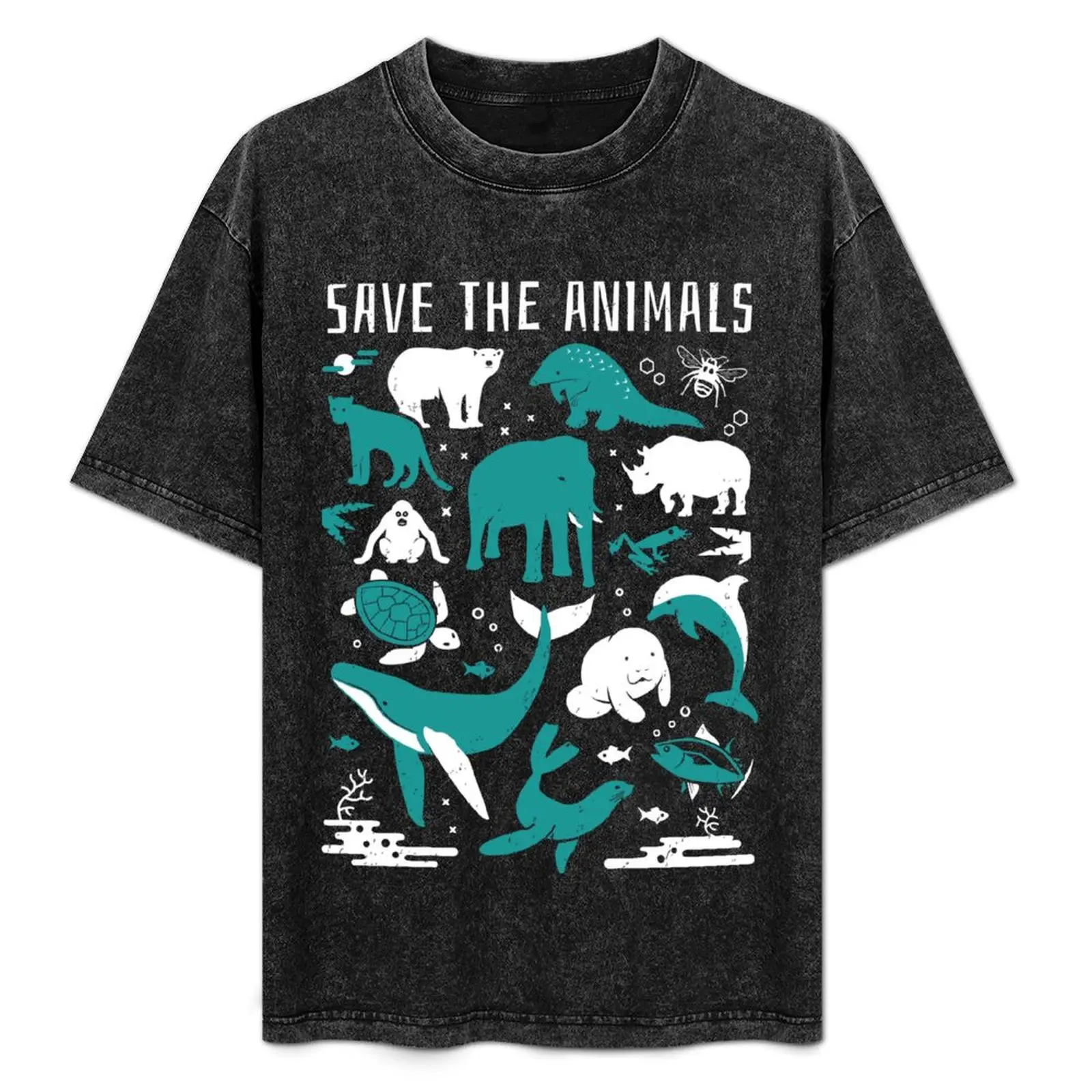 

Save The Animals - Endangered Animals T-Shirt custom t shirt Louboutins vintage anime shirt fitted t shirts for men