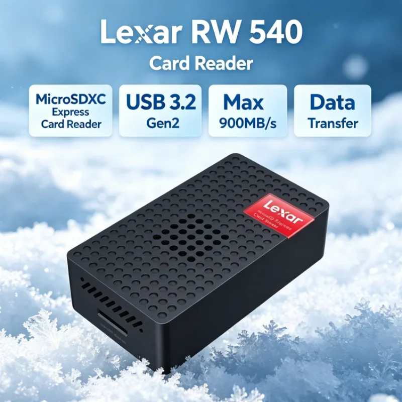 Lexar RW540 PLAY PRO MicroSD Card Reader MicroSDXC Express Card Reader Max 900MB/s for Switch 2 Data Transfer