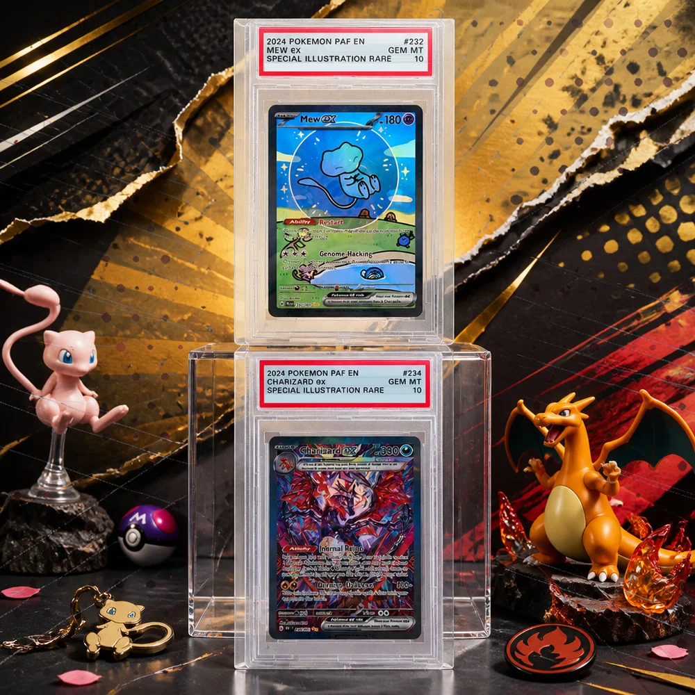 PTCG 2 Styles DIY Rating Card Collection Card Copy 10Points Rating Card Game Gift
