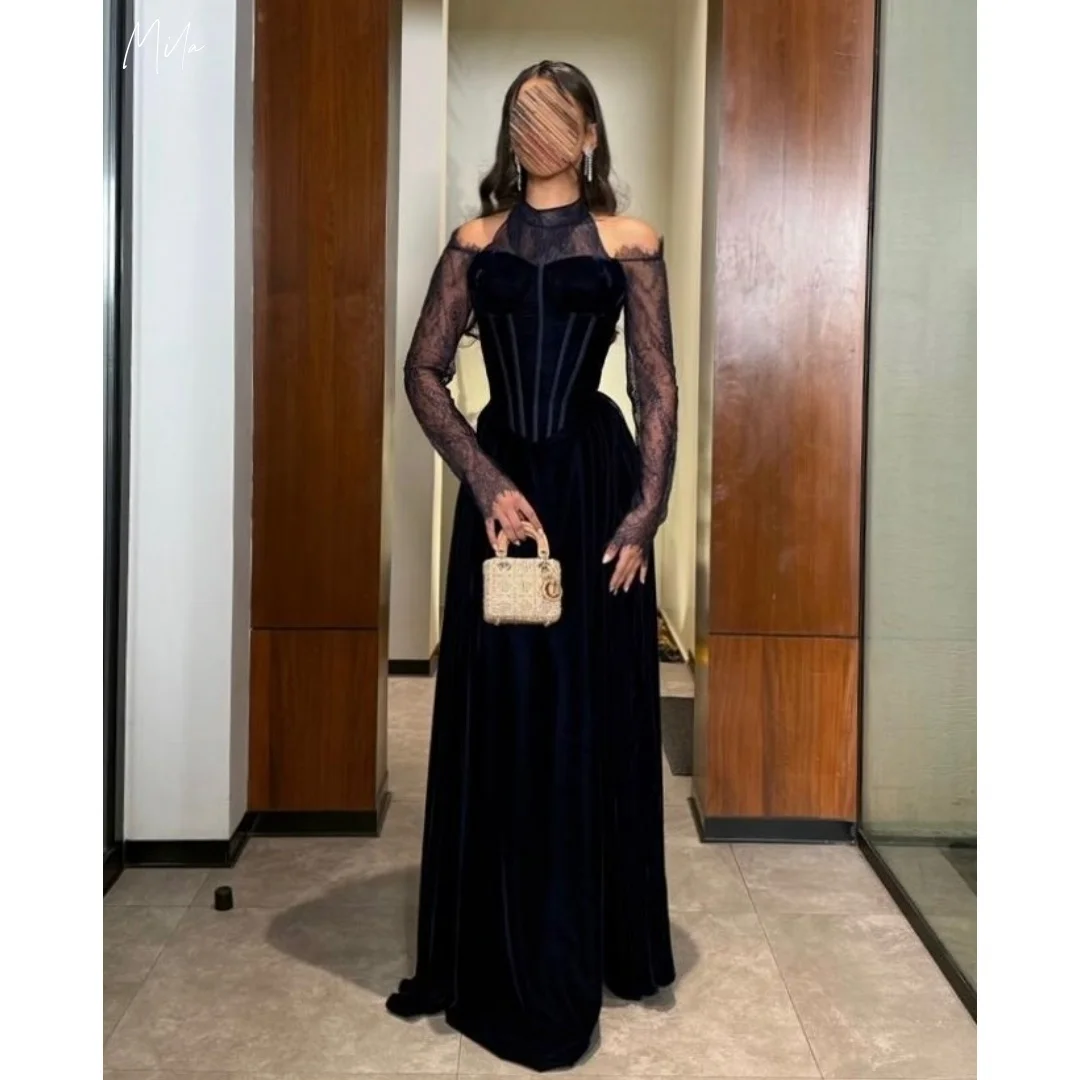 

Mila Red Sleeveless Bow Prom Dresses Backless Satin Bodice Customized Formal Evening Floor Length vestidos de gala Party Gown