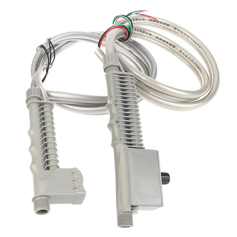 معظم خط مزدوج أنبوب خرطوم الكهربائية Sprayertube مقبض مفتاح الطاقة خط التحكم منفذ الأنابيب مقبض التبديل لون عشوائي 1 قطعة B