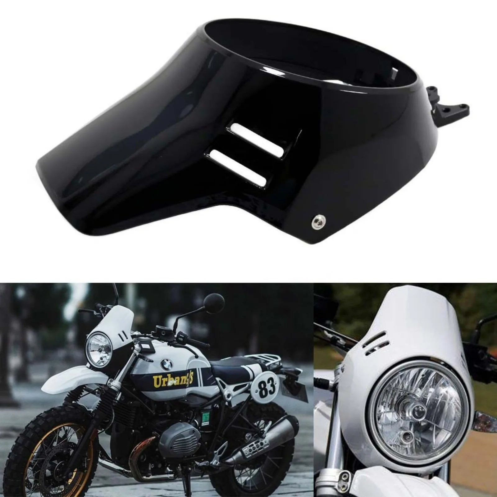 7 In Headlight Cover Windshield Cockpit Fairing For BMW R NineT Urban G/S 17-20