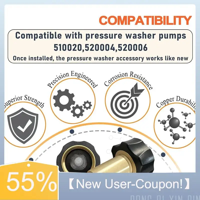 

【 Быстрая доставка】 часть насоса для мойки высокого давления 7110166 для насосов для мойки высокого давления Simpson для очистки мойки высокого давления Simpson на входе Fi