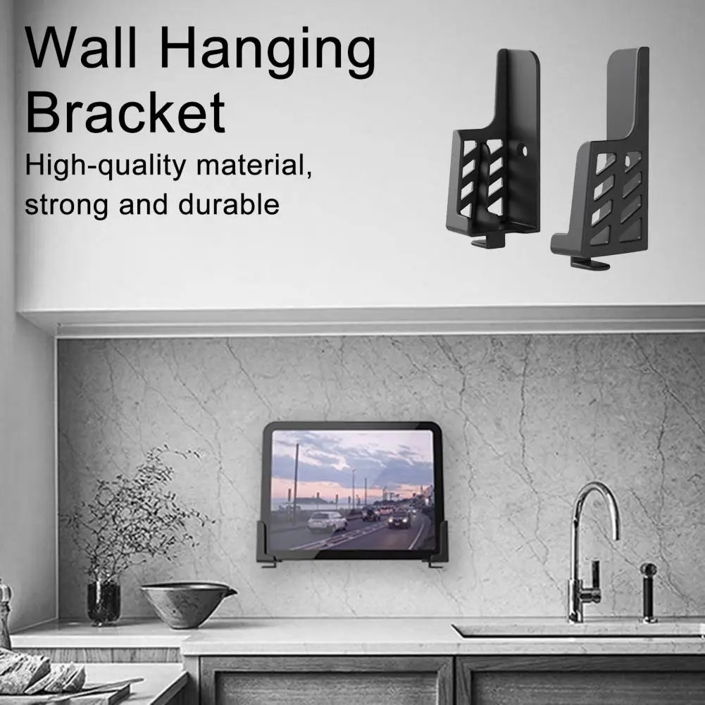 Wall Mount Heavy Duty Double Slot Wall Bracket for Phone Tablet Stable Mount with Strong Load-bearing Capacity for Electronics