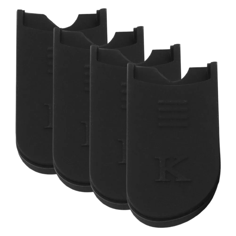 

4 Pcs Saxophone Accessories Alto Rubber Cushion Thumb Accessory Mat Instruments Finger Protective Pad Cover Black