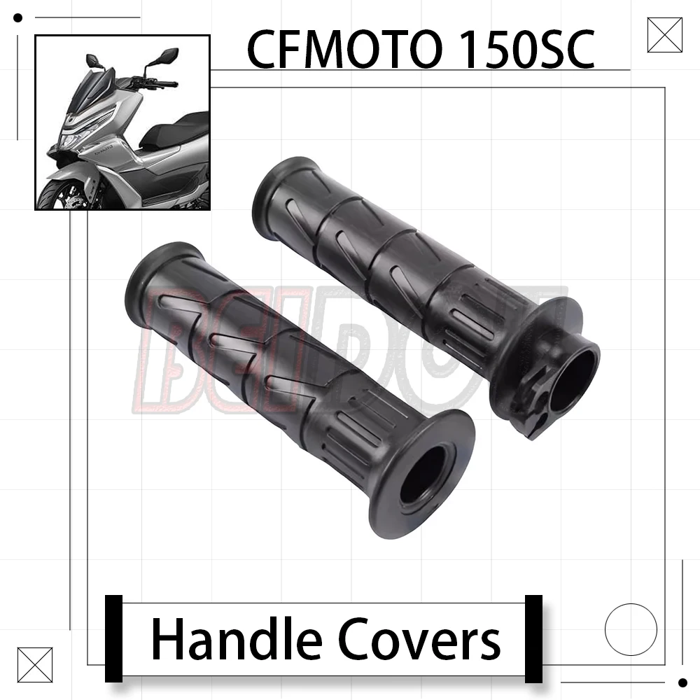 

For CFMOTO 150SC SC150 150 SC Motorcycle Original Hand Grips Left And Right Hand Grips Throttle Grip Rubber Sleeves Hand Grips