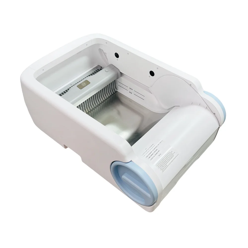 Smart stainless steel base cat box, ful automatic open cat box wifi