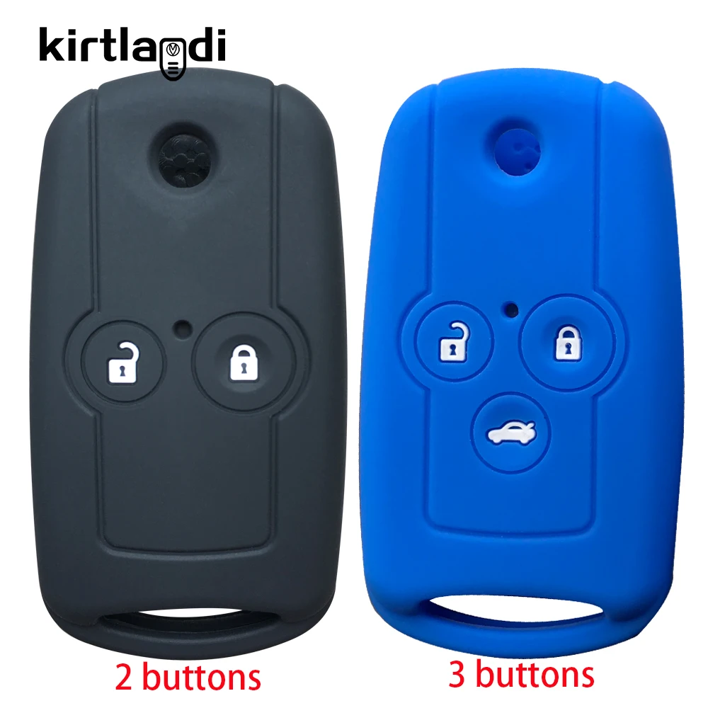 Silicone Key Fob Cover for Honda Civic IX Pilot Accord 8 CRV Jazz HRV for ACURA MDX TL TSX ZDX RSX Keyless Key Holder Protector