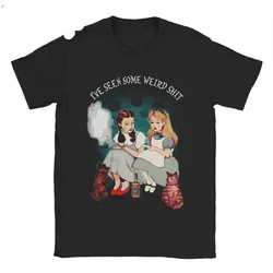 Alice Dorothy Weird Alice's Adventures in Wonderland Womens Tshirt Short sleeved Round neck T-shirt Summer Top 70283