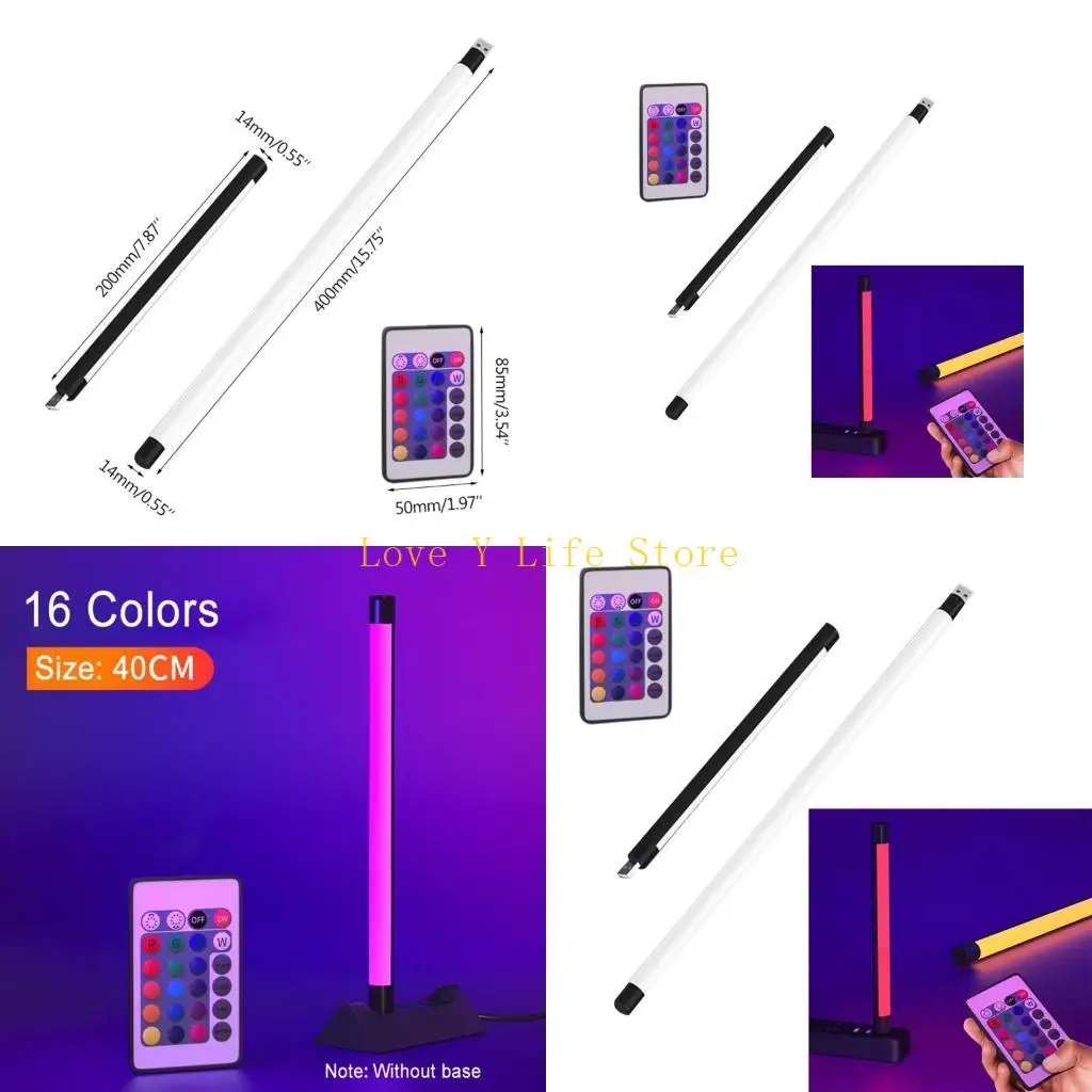 L74C LAMPAGNO LED PORT PORTATURA RGB Atmosfera colorata Luci fotografiche Illuminazione a levetta