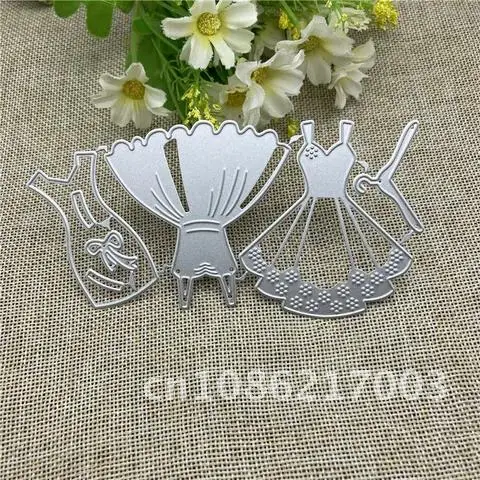 

3pcs Stencils Metal Cutting Die for Women Dress DIY Scrapbooking Album Decorative Embossing Handmade Paper Cards Gift