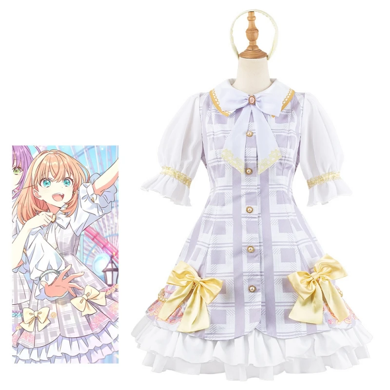 

LoveLive! Costume Hinoshita Kaho Cosplay Dresses Hasu No Sora Jogakuin School Idol Club Vtuber Cute Girl Princess Dress