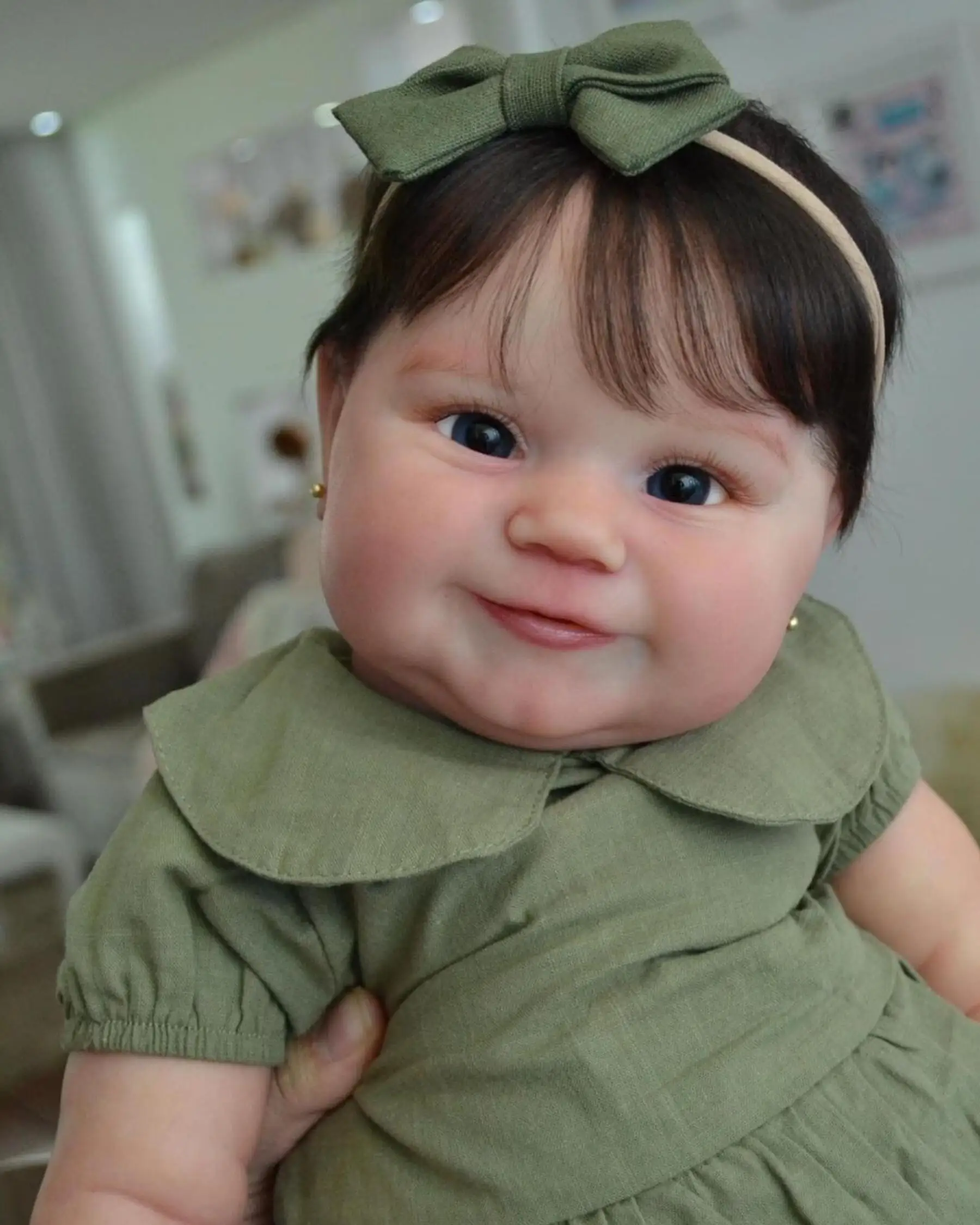 BZDOLL 50 CM 20 INCH Full Vinyl Body Reborn Girl Baby Doll Toy 3D-paint Skin With Vein Maddie For Girl Princess Toddler Lifelike