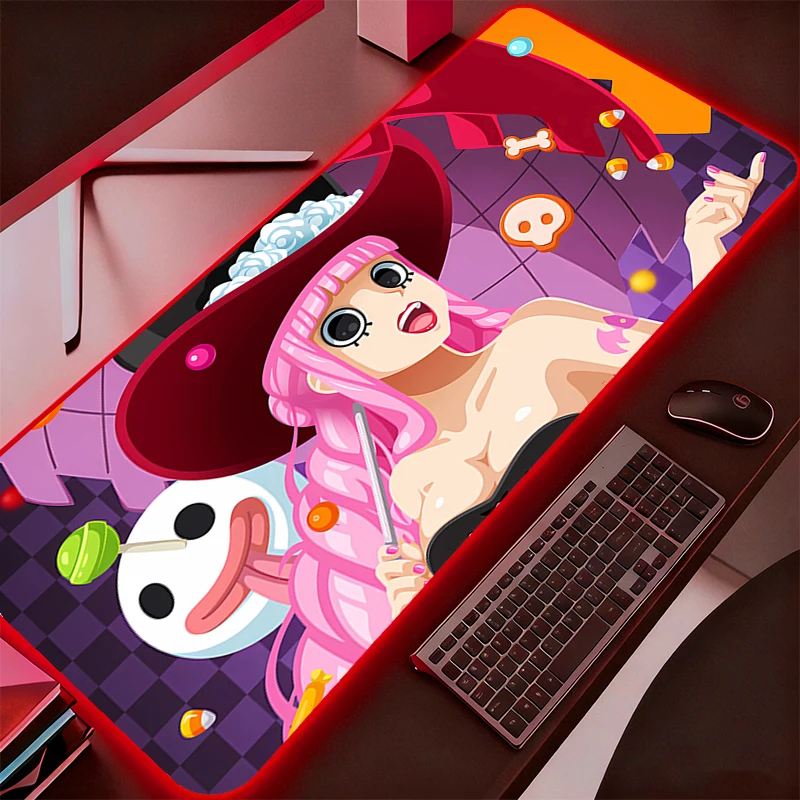 

Коврик для мыши с RGB-подсветкой, большой игровой коврик для мыши с LED-подсветкой, цельный коврик для клавиатуры XXL, коврик для ПК, прочный коврик для стола (Tapis Souris)