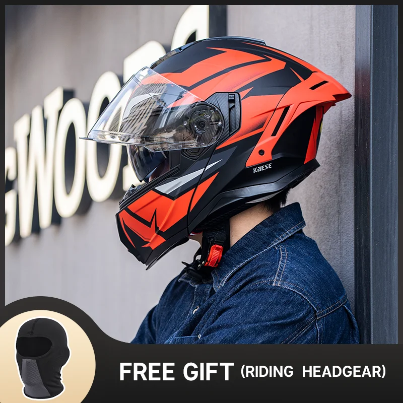 

Double Visors Modular Flip Up Helmet Motorcycle Helmets Kask New Arrival Full Face Casque Moto Racing Casco Abatible Para Moto