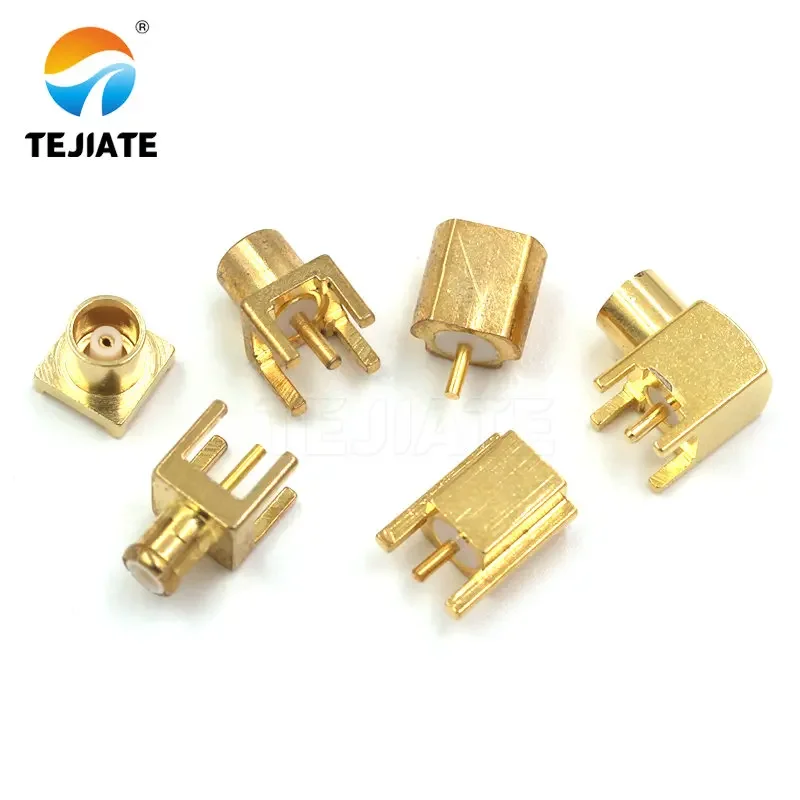 1PCS MCX-K/J MCX-KE MCX-KWE MCX-JE Female Seat RF Coaxial Connectors Straight PCB Installation Four Pin Welding Plate