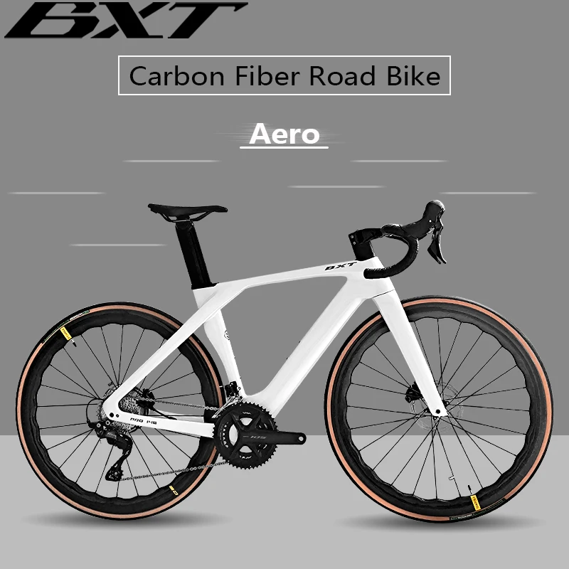 BXT Bike Carbon Gravel Bicycle With 700C Wheel Commuter Bicycle with Dual Disc for Men and Women Adult Faster Racing Bike