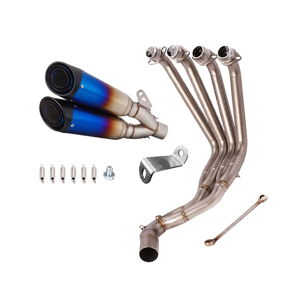 Auspuffsysteme für Honda CBR650R CBR650F 2014-2024 CB650R Komplettes System Auspuffendrohre Krümmerrohr Auspuffrohre – Detail 2