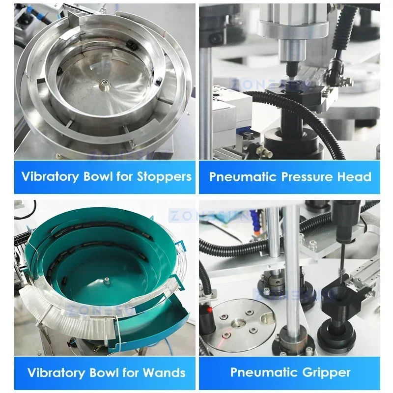 Zonesun Efficient Mascara Packaging Machine Solutions Automatische Kosmetiktube zum Füllen und Verschließen von Monoblock ZS-AFC23A