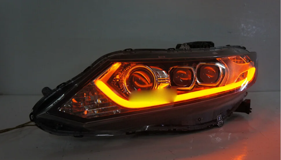 car bumper headlamp Jade headlight 2014~2016y LED DRL car accessories HID xenon front Jade daytime light fog