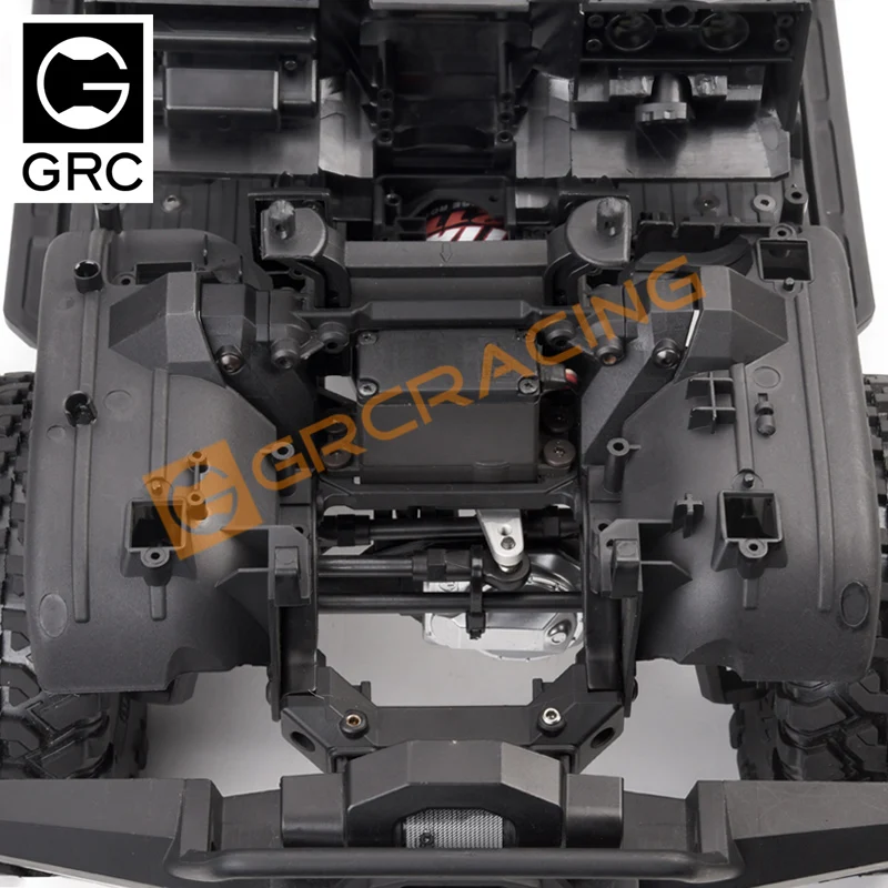 Części do modernizacji i remontu GRC do TRX-4 Defender 1/10 RC: przednia obudowa koła, belka ramy, nakładka błotnika G156A