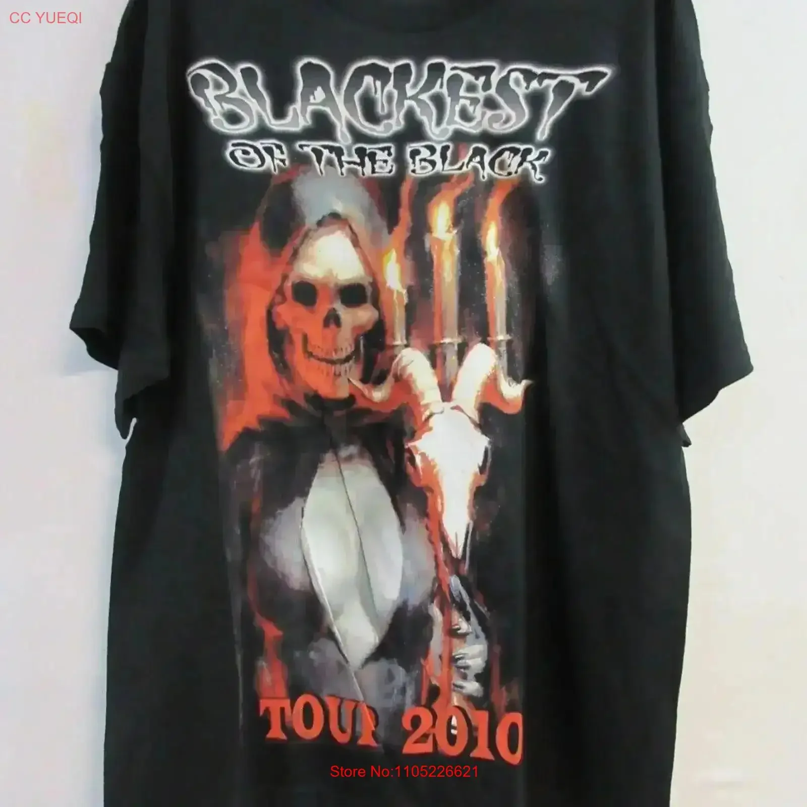 DANZIG OFFICIAL MERCH BLACKEST 2010 BAND CONCERT MUSIC T SHIRT EXTRA LARGE vintage Washed homme Casual Soft Slightly  vintage