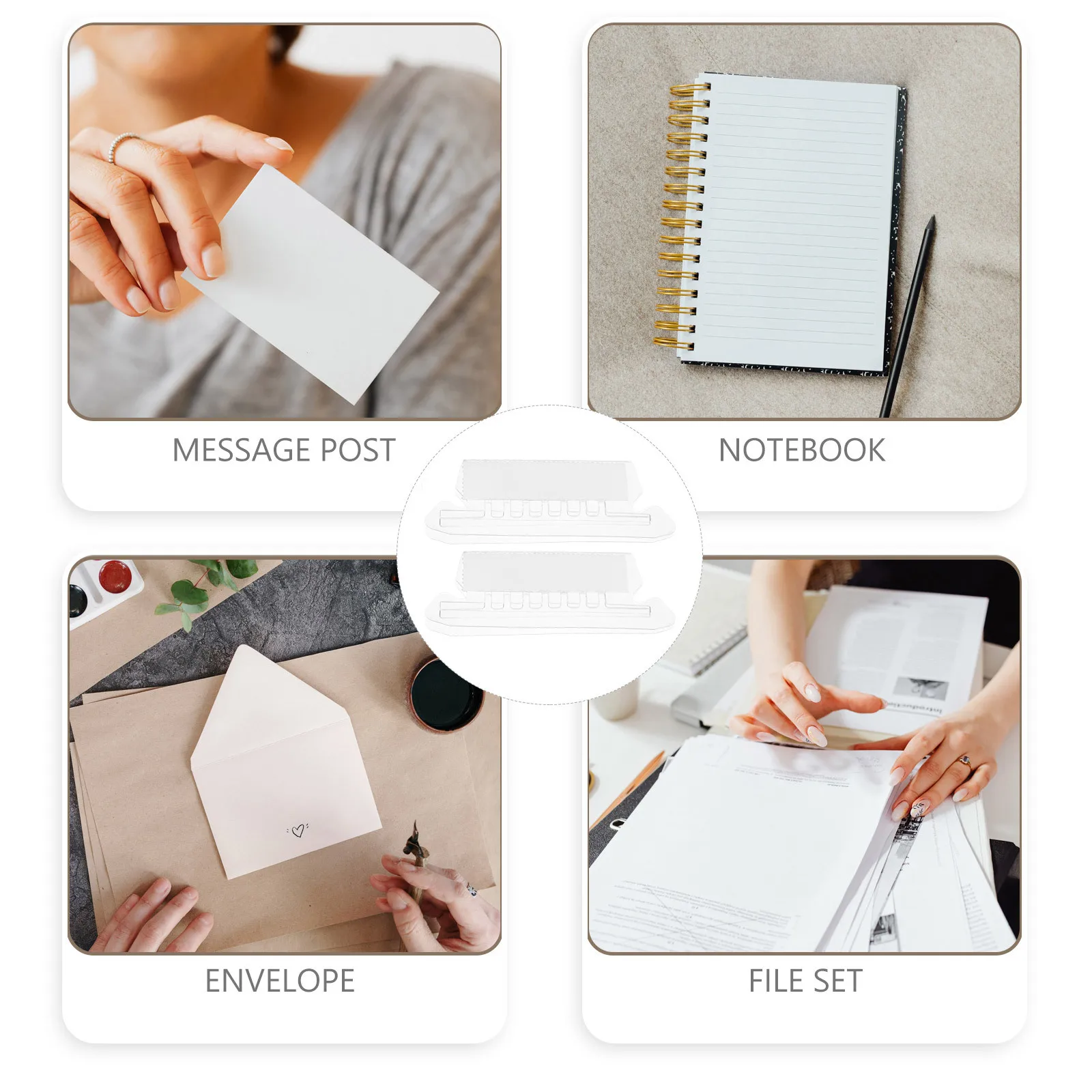 50Pcs Transparent File Folder Tabs Insertable Labels for Hanging Folders Plastic Easy Visibility Categorization