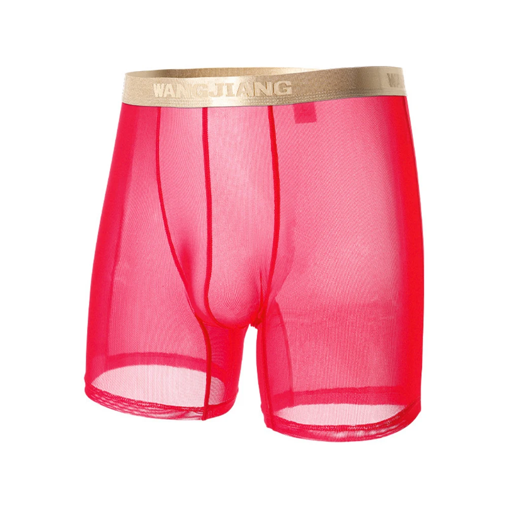 

Comfortable Men's See Through Underwear See Through Bulge Pouch Underwear Men's Pouch Shorts Lightweight Design M-2XL Size Range