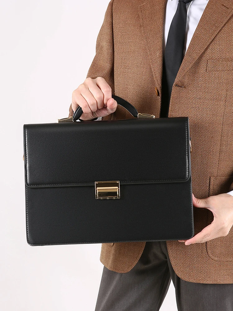 luxury-combination-lock-briefcase-pu-leather-men's-square-document-14-inch-laptop-shoulder-large-capacity-business-file-bag