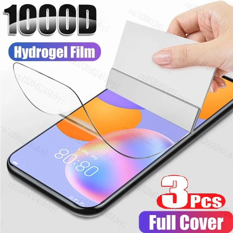 3Pcs Hydrogel Film For Xiaomi Redmi 12 11 10 9 8 Pro Plus T 10a 10c 9a 9c 9t Screen Protector For Note 8T 8Pro 9Pro 9s 10s 5G